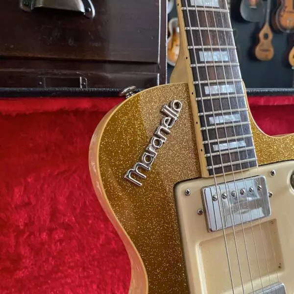 Italia Maranello Classic Gold Sparkle 2010s - The Guitar Company