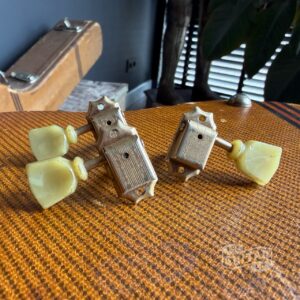 Kluson Double Line Deluxe Single Ring Gold Tuners 1965–1969