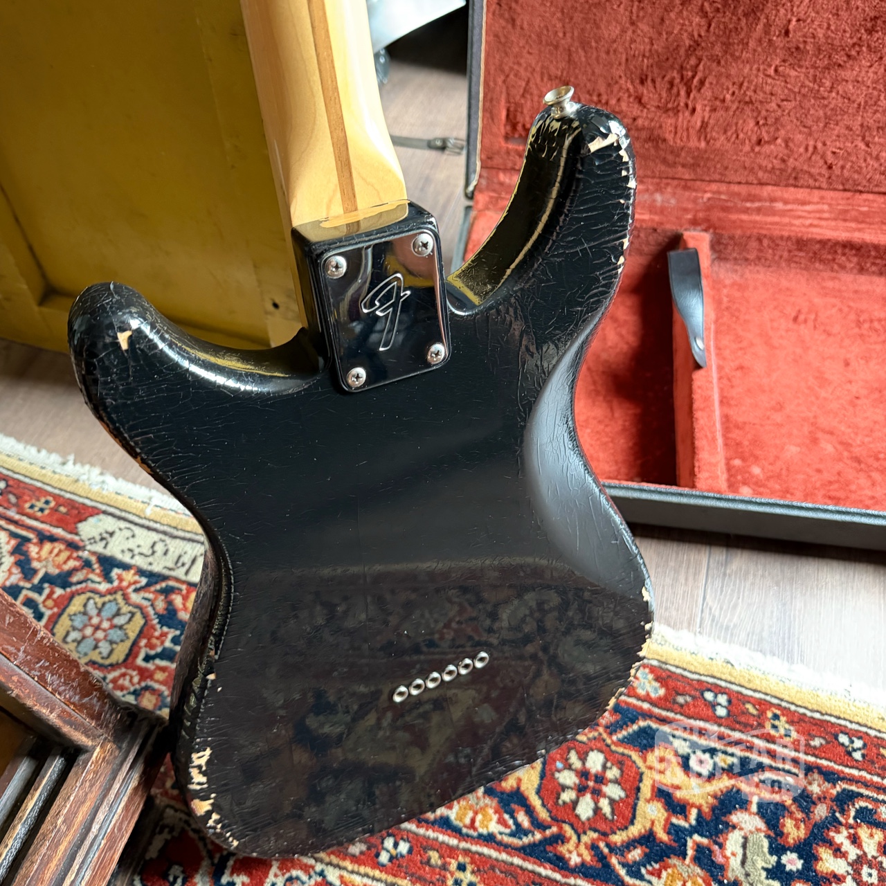 Fender Lead II Black 1980 OHSC - Afbeelding 3