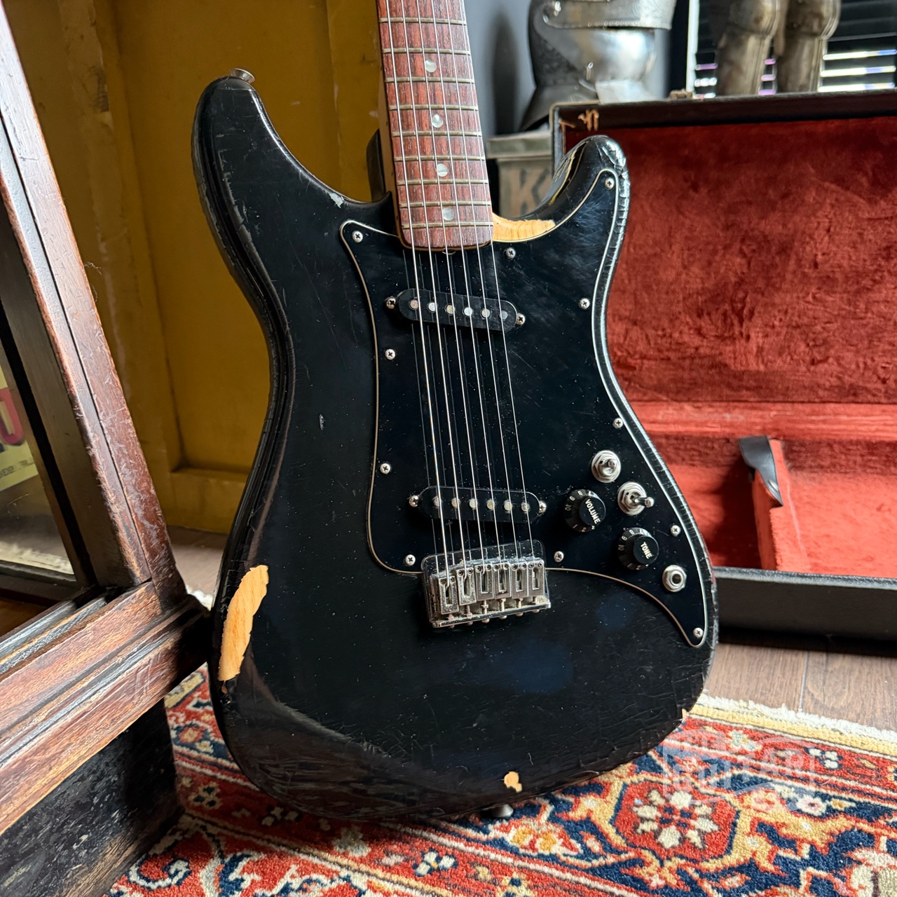 Fender Lead II Black 1980 OHSC - Afbeelding 2