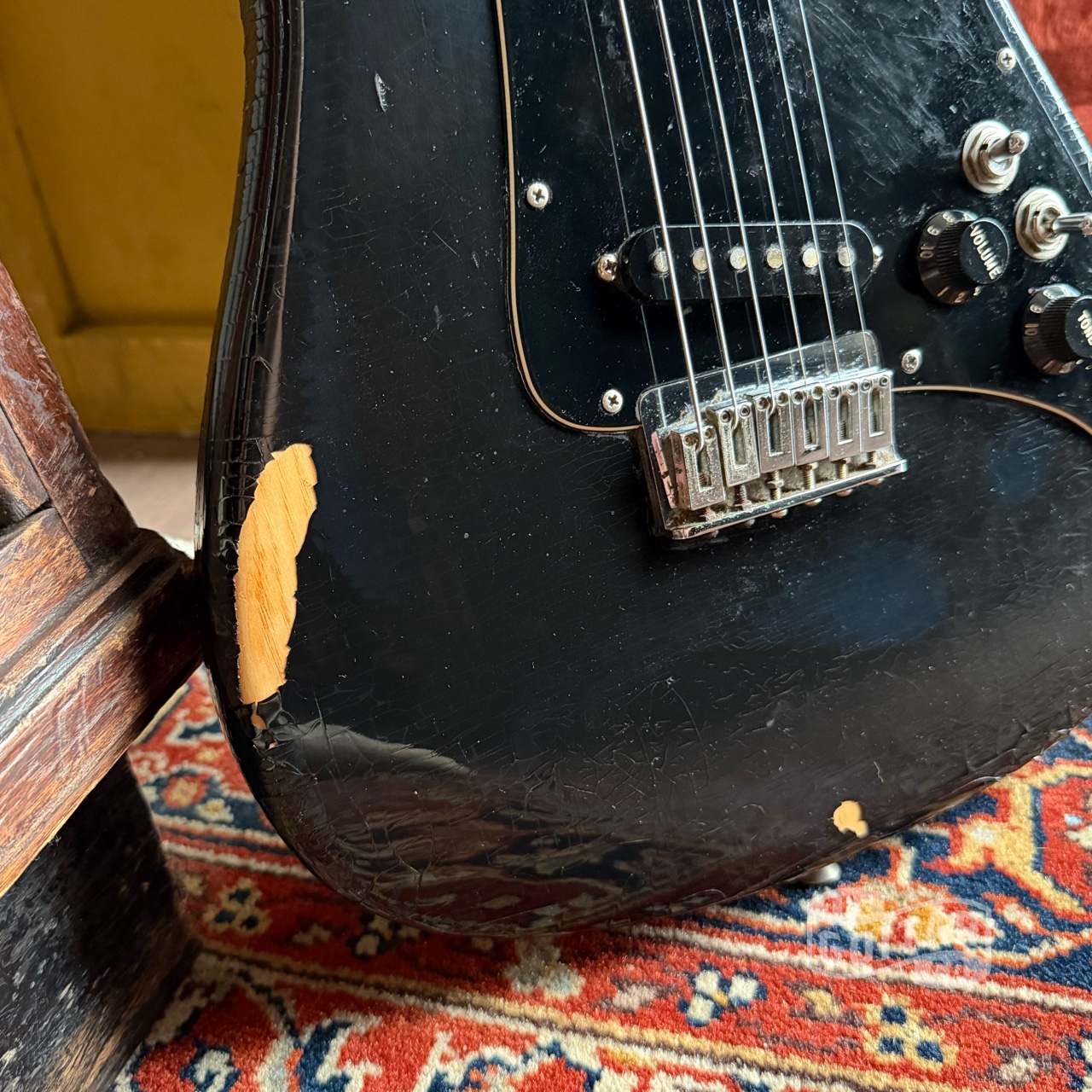 Fender Lead II Black 1980 OHSC - Afbeelding 4