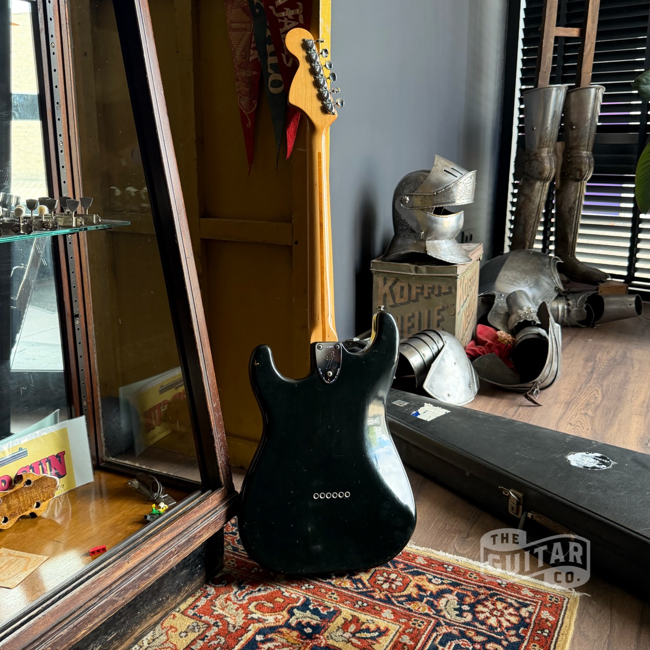Fender Stratocaster Hardtail Black 1974 - Afbeelding 2