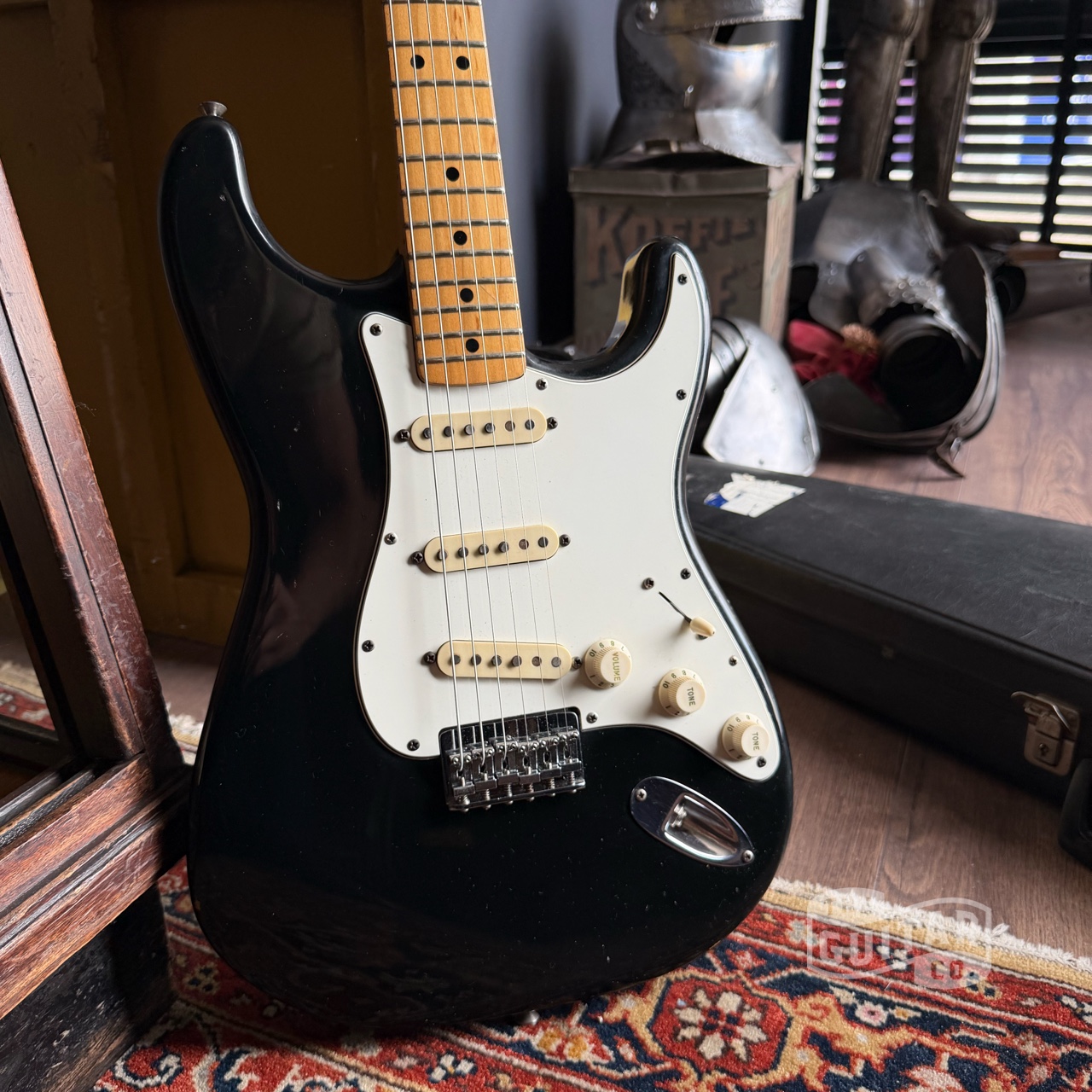 Fender Stratocaster Hardtail Black 1974 - Afbeelding 4