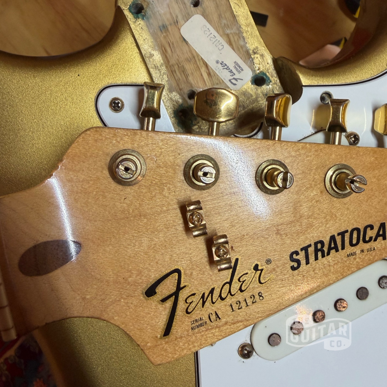 Fender Stratocaster Dan Smith “Gold on Gold” 1981 - Image 21