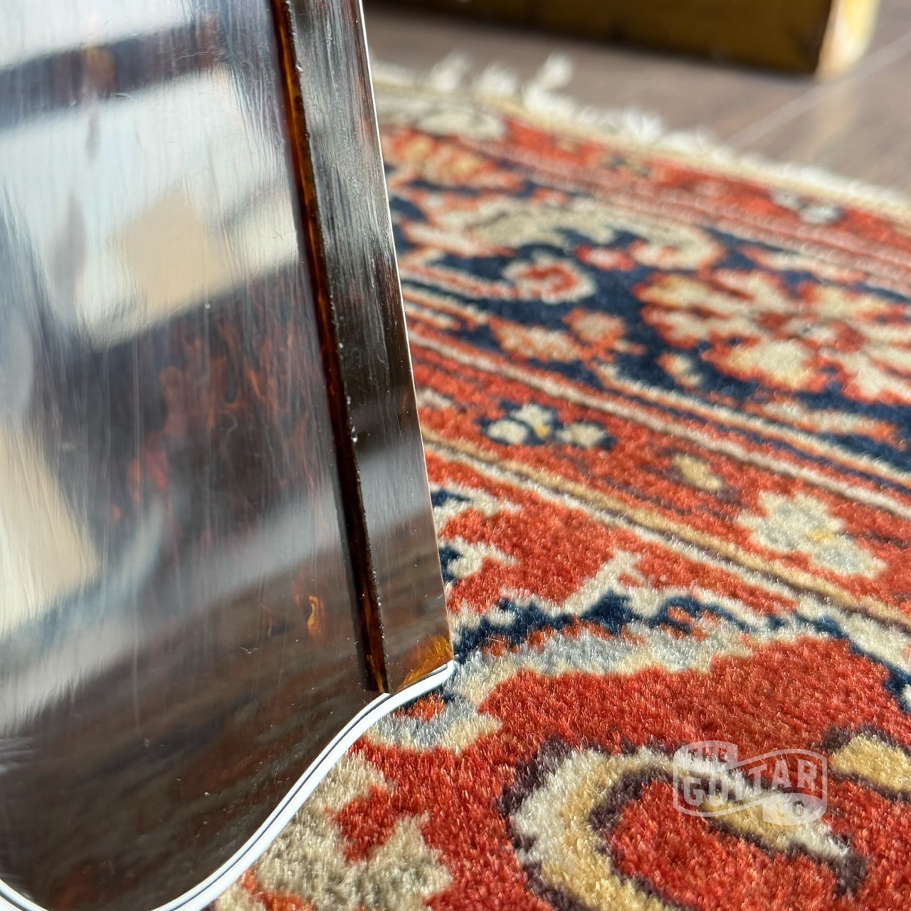 Handmade Gibson L-5 16″ 1929-1935 Type 3 Pickguard Celluloid Tortoise 3-Ply Binding - Image 5