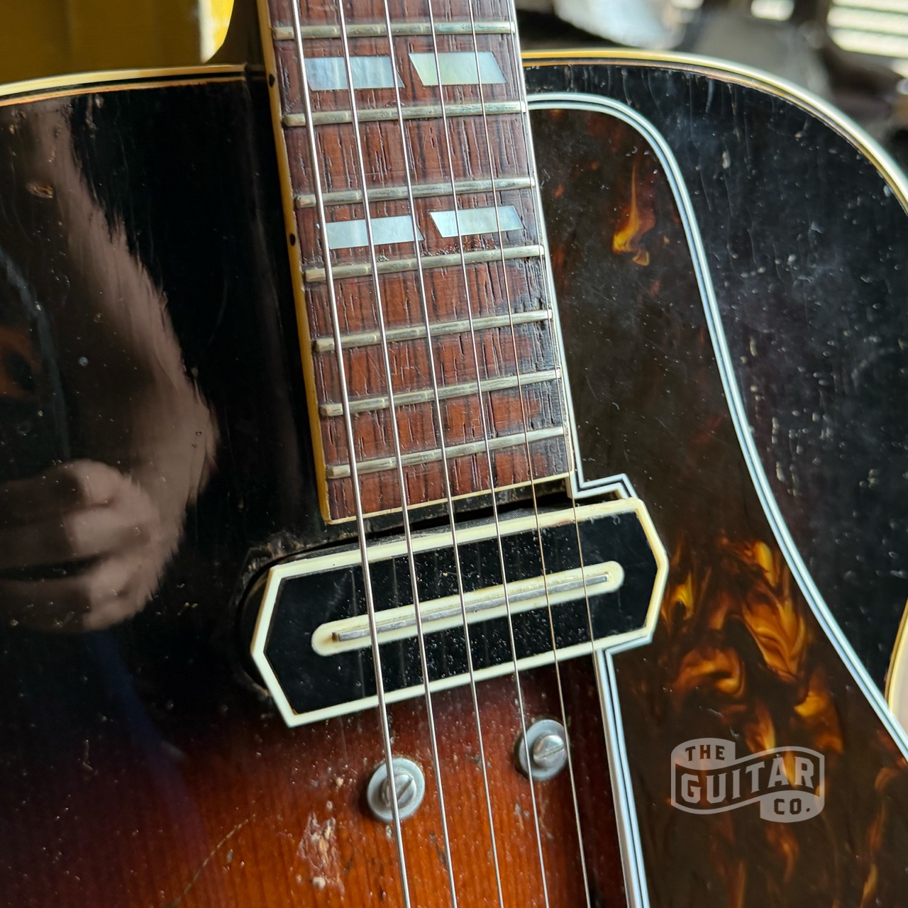 Gibson L-7 “Charlie Christian” Sunburst 1944 - Afbeelding 8