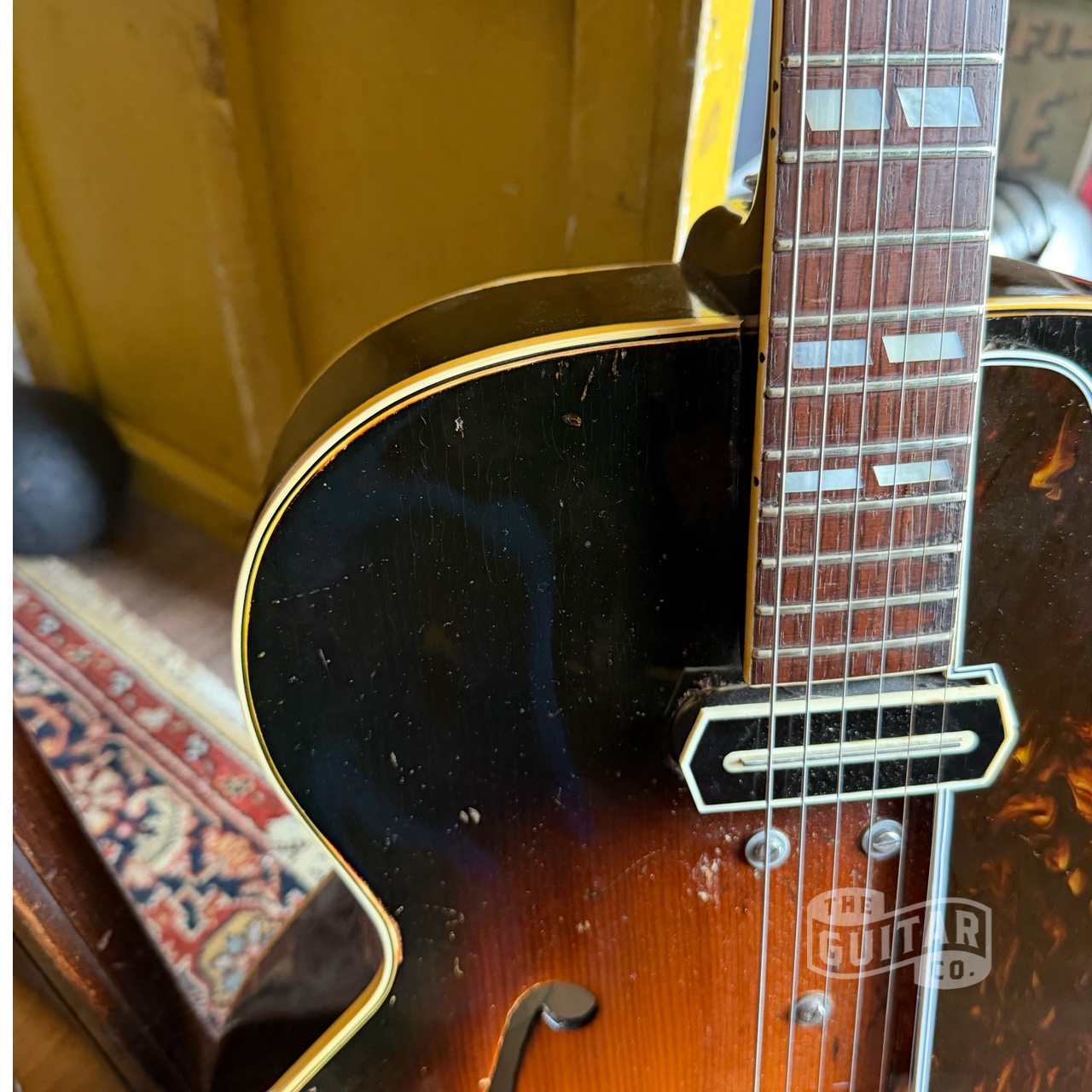 Gibson L-7 “Charlie Christian” Sunburst 1944 - Afbeelding 11